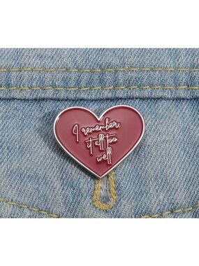 ALL TOO WELL Swiftie Taylor Swift Heart Pin NEW